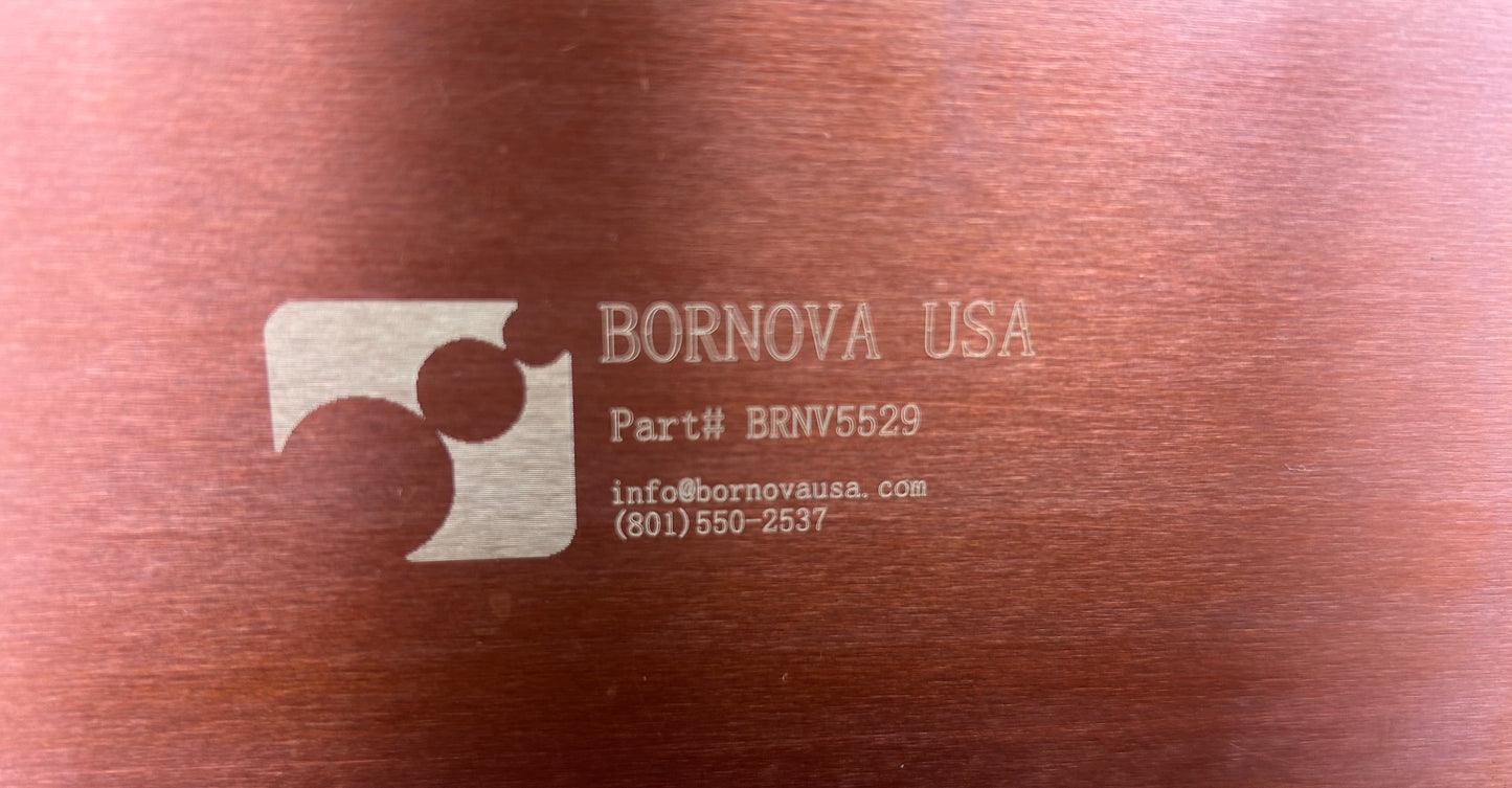 Single V Press Brake Die, 4" V Opening, 85°, 16.33" Length