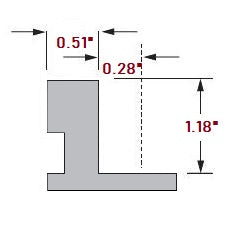 85° European Style Punch, Working Height: 3.54”, Radius: 0.04”