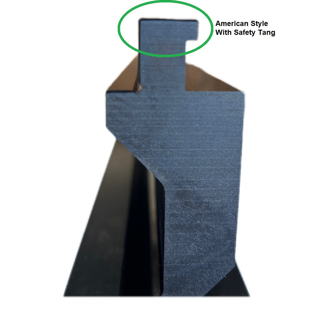 49” Segmented Press Brake Punch (H: 3.03") & 4-Way Die (2.36"sq) Combo