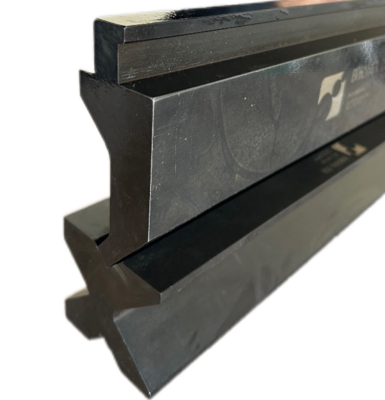 NEW 32.87” American Type Press Brake Punch (Height: 3.03") & 4-Way Die (2.36"sq)