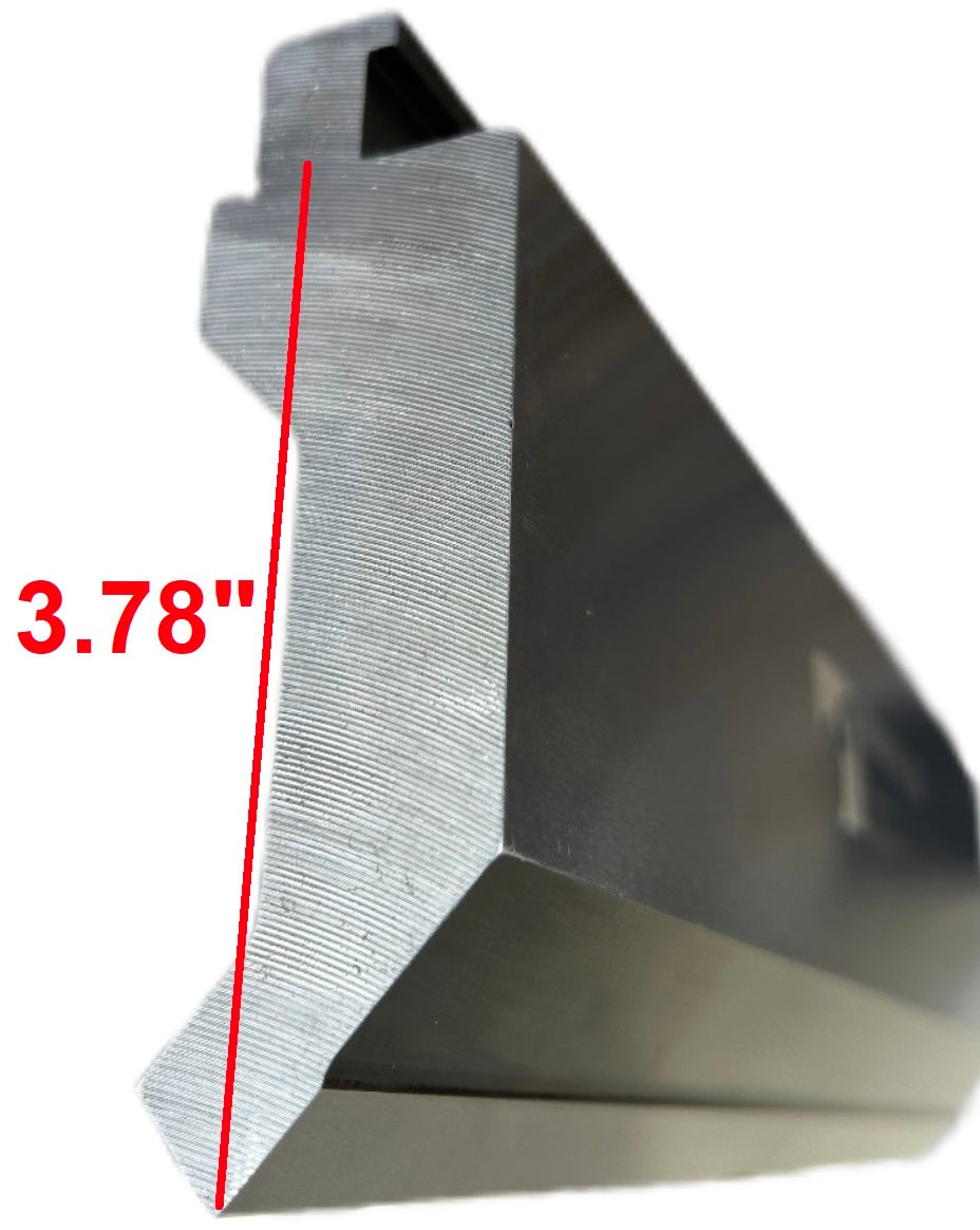 NEW 32.87” American Type 85° Press Brake Punch Die with Working Height: 3.78"