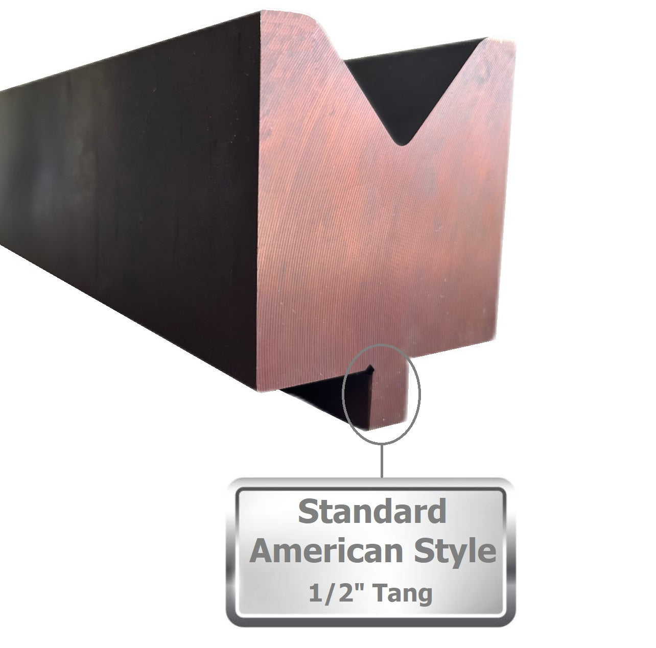 Single V Press Brake Die, 2" V Opening, 85°, 16.33" Length