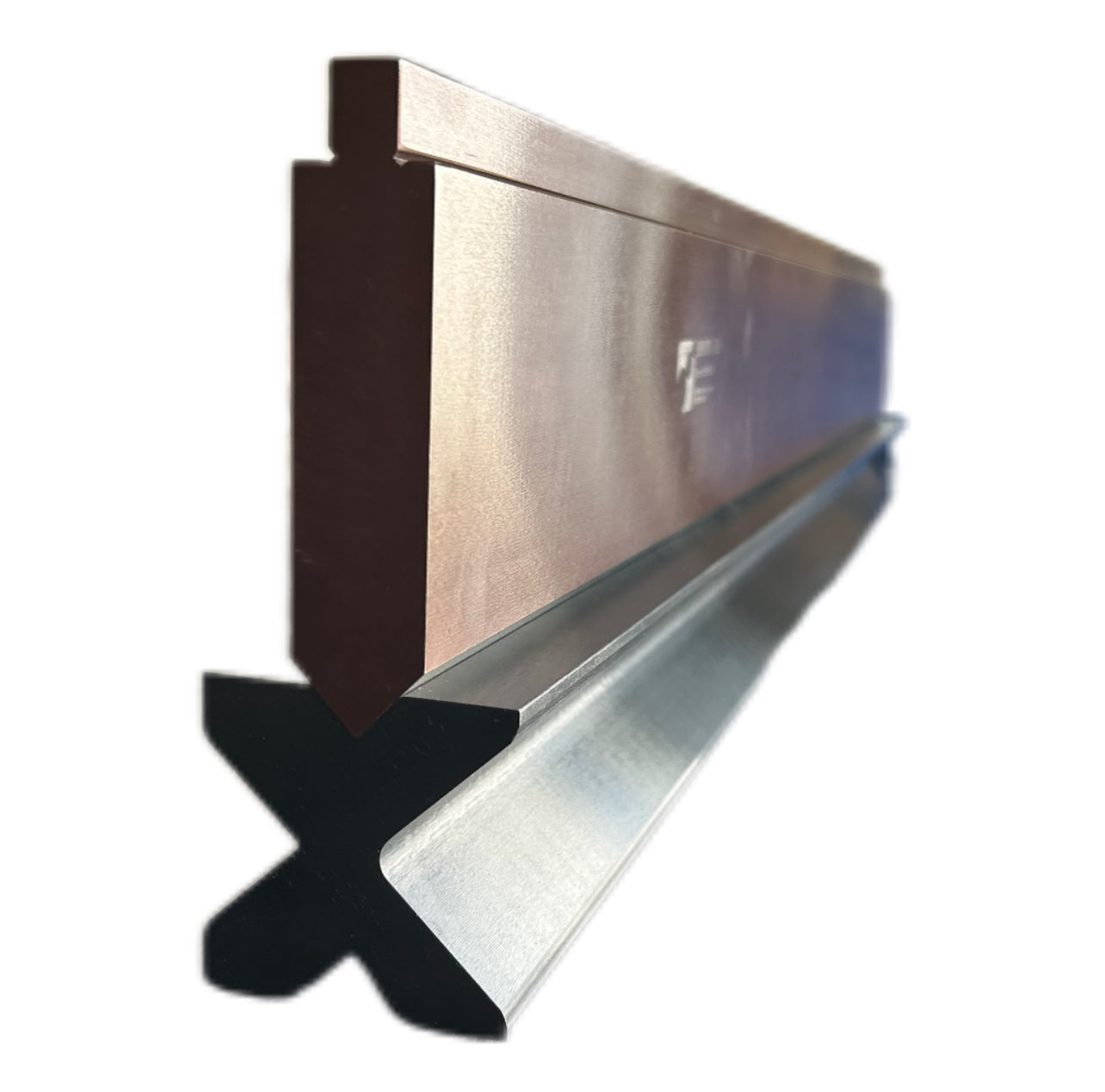 NEW 98.61” American Type Press Brake Punch (Height: 3.78") & 4-Way Die (2.36"sq)
