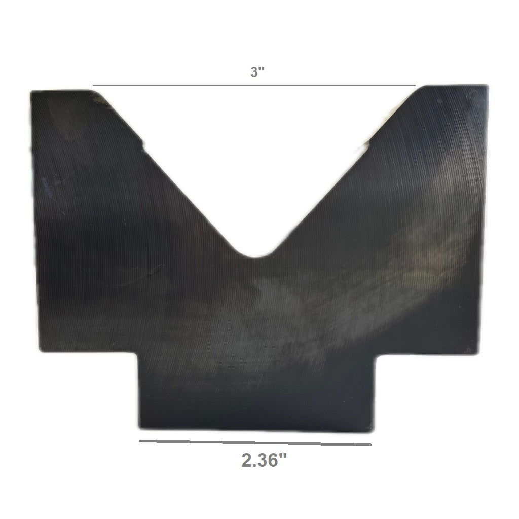 Single V Press Brake Die, 3" V Opening, 85°, 16.33" Length