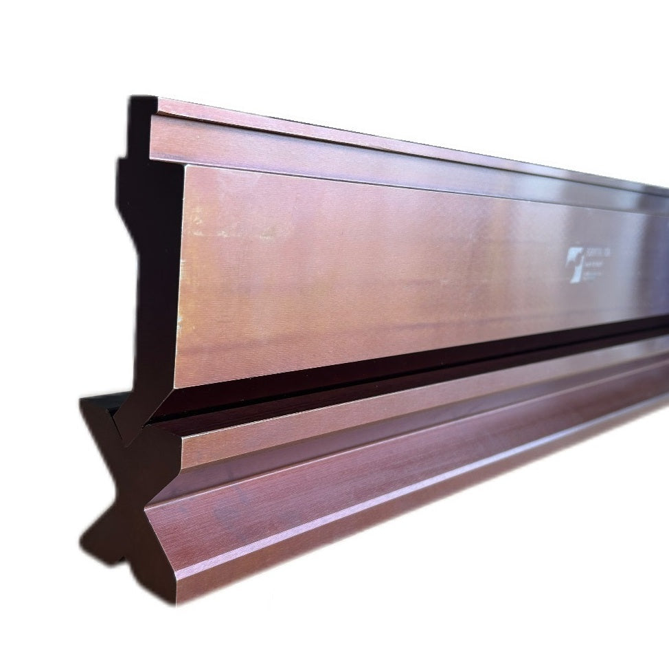 10' Segmented Press Brake Punch (H: 3.78") and 4-Way Die (2.36"sq) Combo