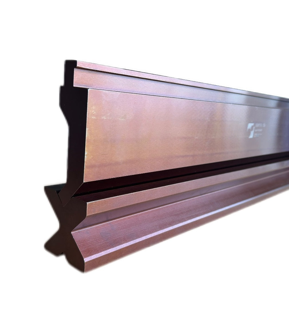 NEW 32.87” American Type Press Brake Punch (Height: 3.78") & 4-Way Die (2.36"sq)