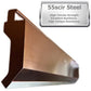 16.33” American Type 85° Press Brake Punch Die with Working Height: 3.78"