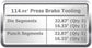 NEW 114.94” American Type Press Brake Punch (Height: 3.78") & 4-Way Die (2.36"sq)