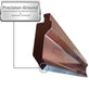 16.33” American Type 85° Press Brake Punch Die with Working Height: 3.78"