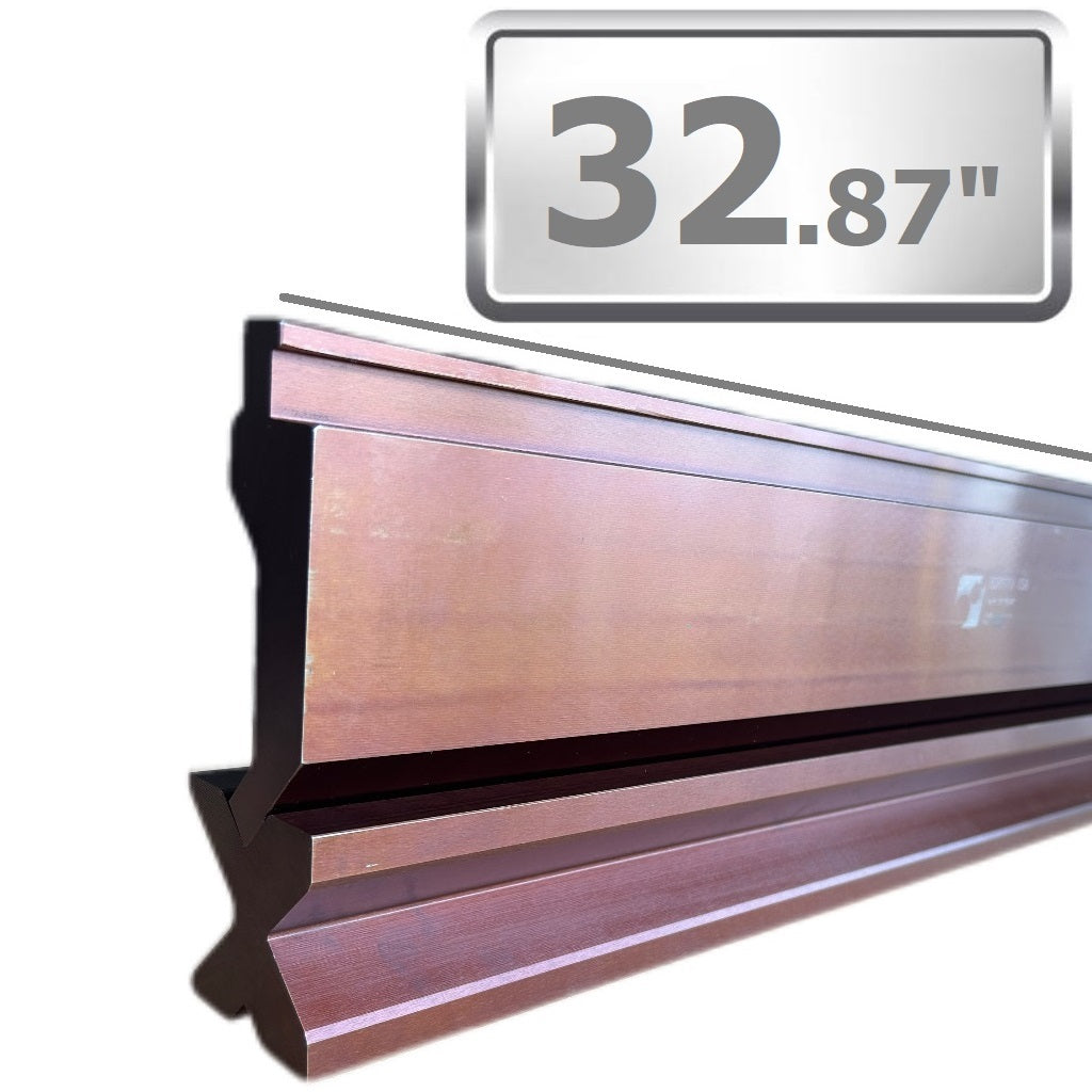 NEW 32.87” American Type Press Brake Punch (Height: 3.78") & 4-Way Die (2.36"sq)