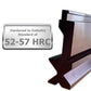 10' Segmented Press Brake Punch (H: 3.78") and 4-Way Die (2.36"sq) Combo