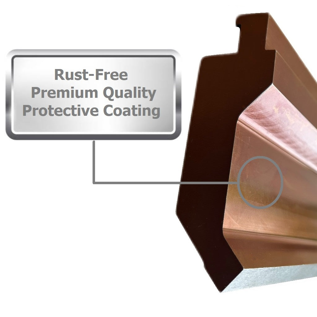 32.87” American Type 85° Press Brake Punch Die with Working Height: 3.78"