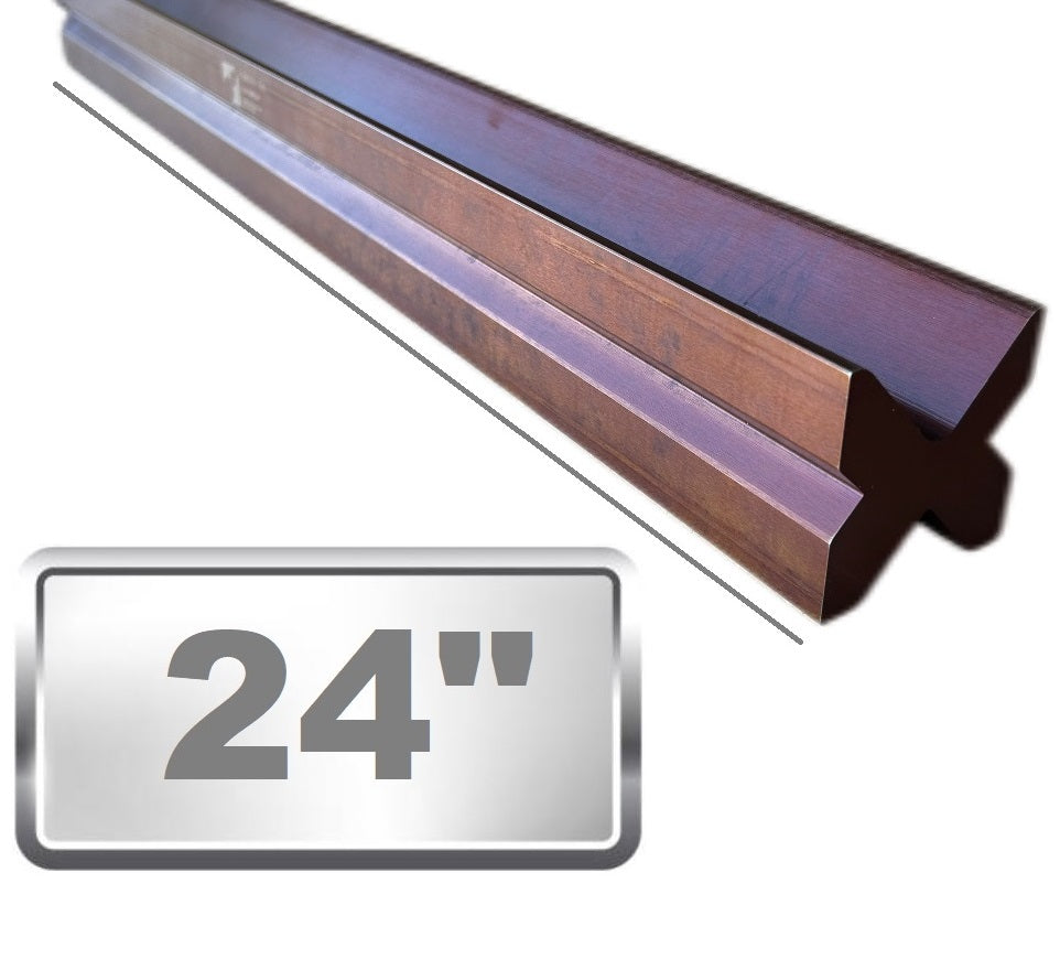 24" Long 2.36" sq. 4-Way Multi V Press Brake Die