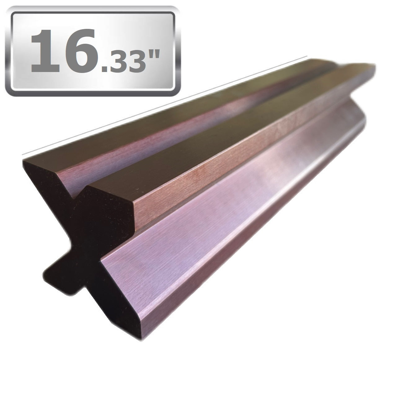 16.33" Long 2.36" sq. 4-Way Multi V Press Brake Die