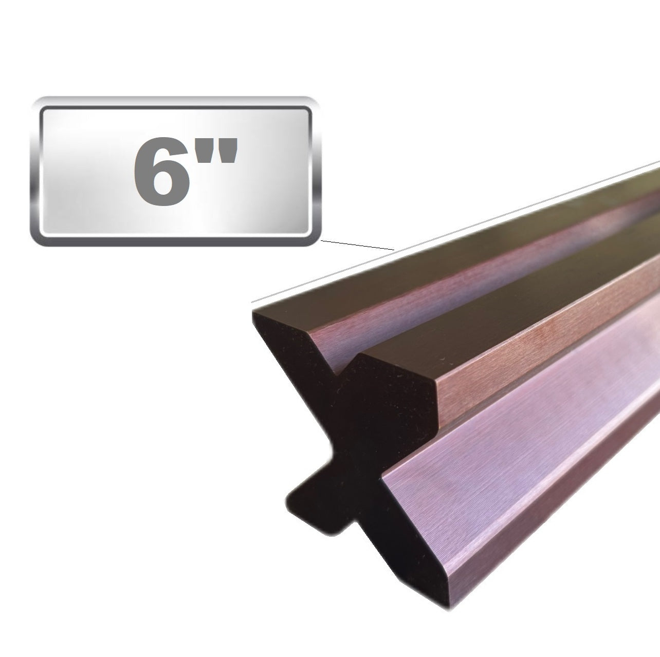 6" European Type Press Brake Punch (Height: 2.62") & 4-Way Die (2.36" sq)