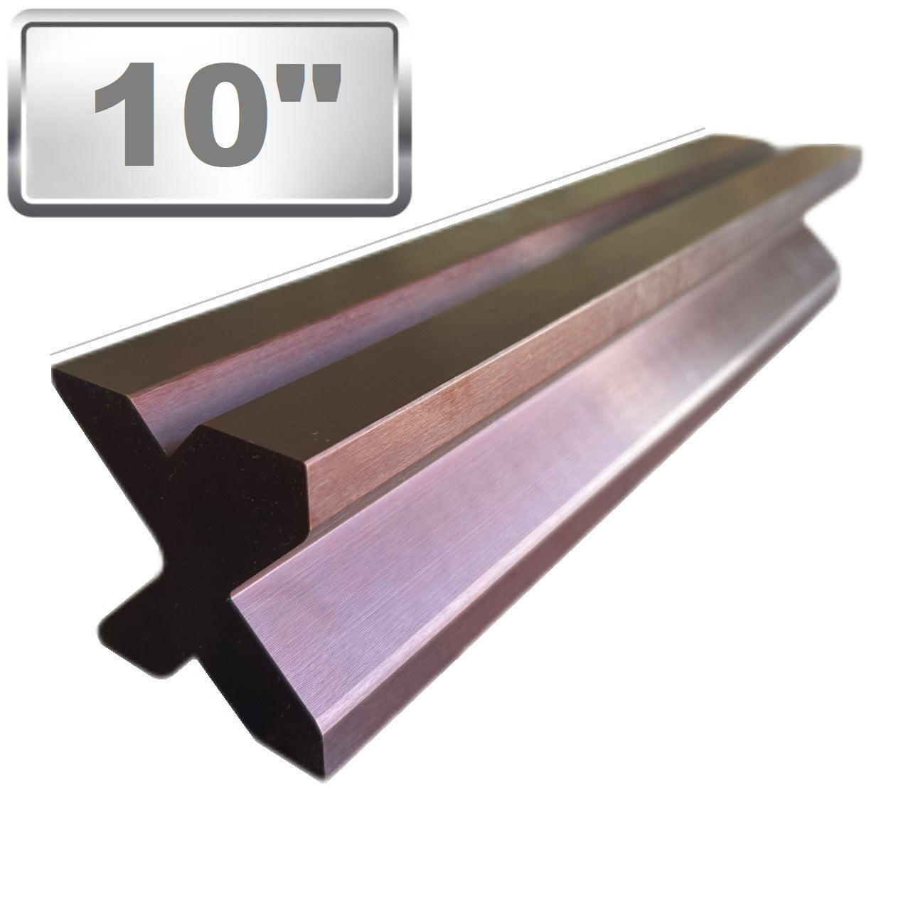 10" Long 2.36" sq. 4-Way Multi V Press Brake Die