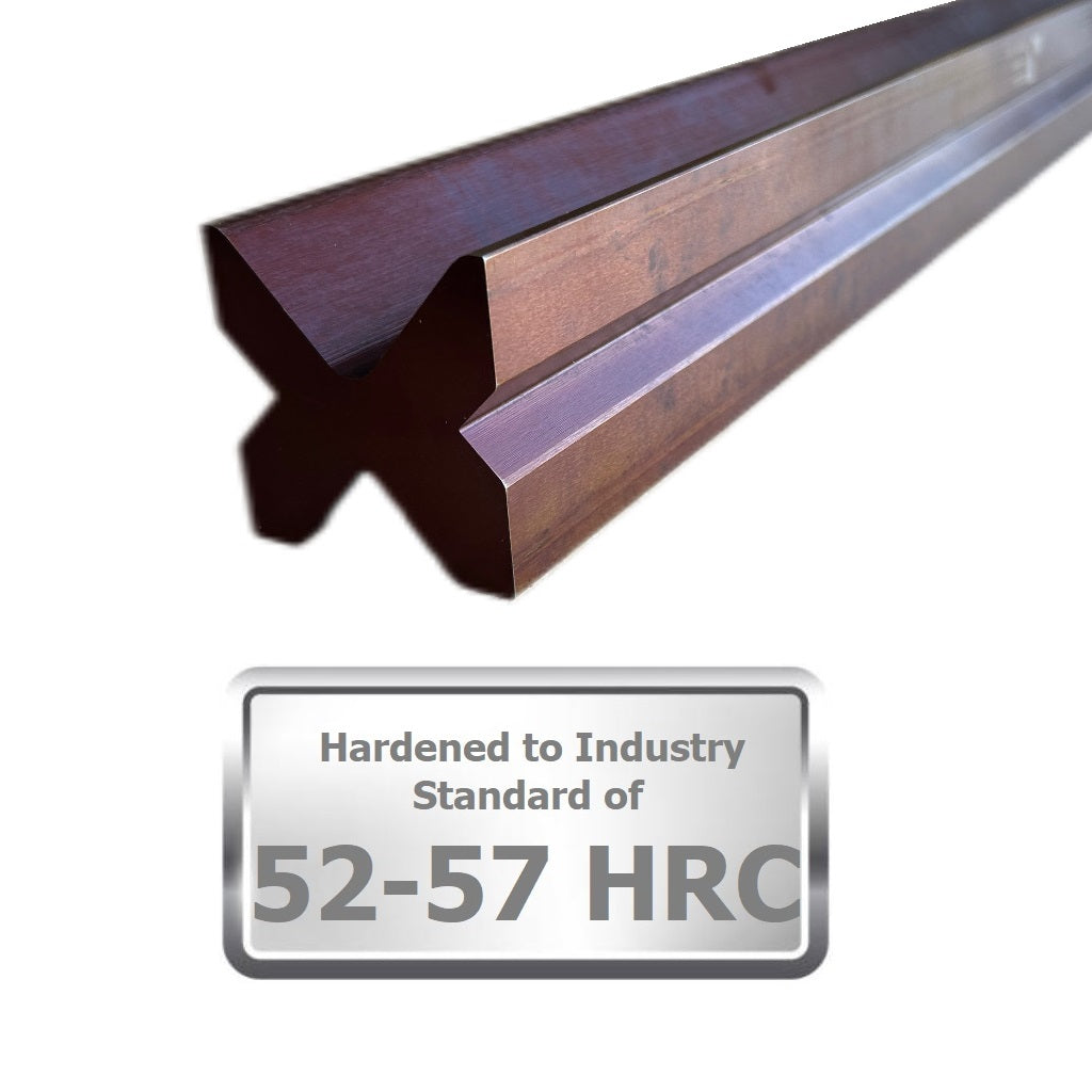24" Long 2.36" sq. 4-Way Multi V Press Brake Die