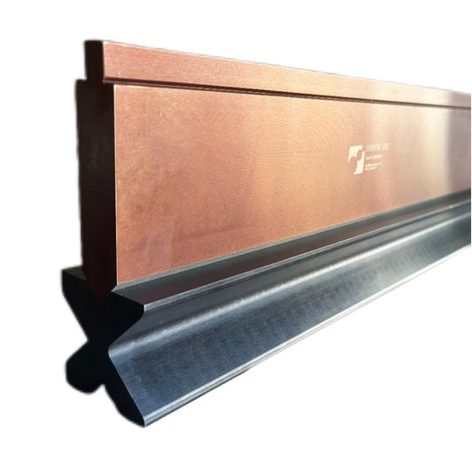 NEW 98.61” American Type Press Brake Punch (Height: 3.78") & 4-Way Die (2.36"sq)