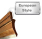 60° European Style Straight Die Punch, Working Height: 2.64”, Radius: 0.032”, Max: 20 US ton/ft