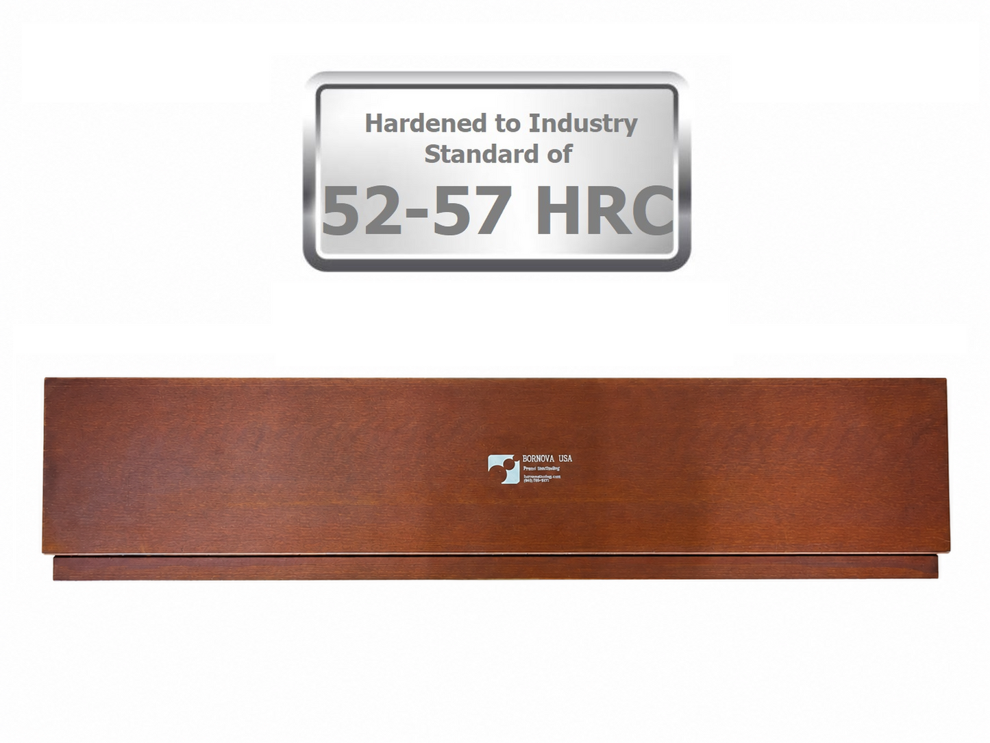 Single V Press Brake Die, 1" V Opening, 30°, 20.27" Length