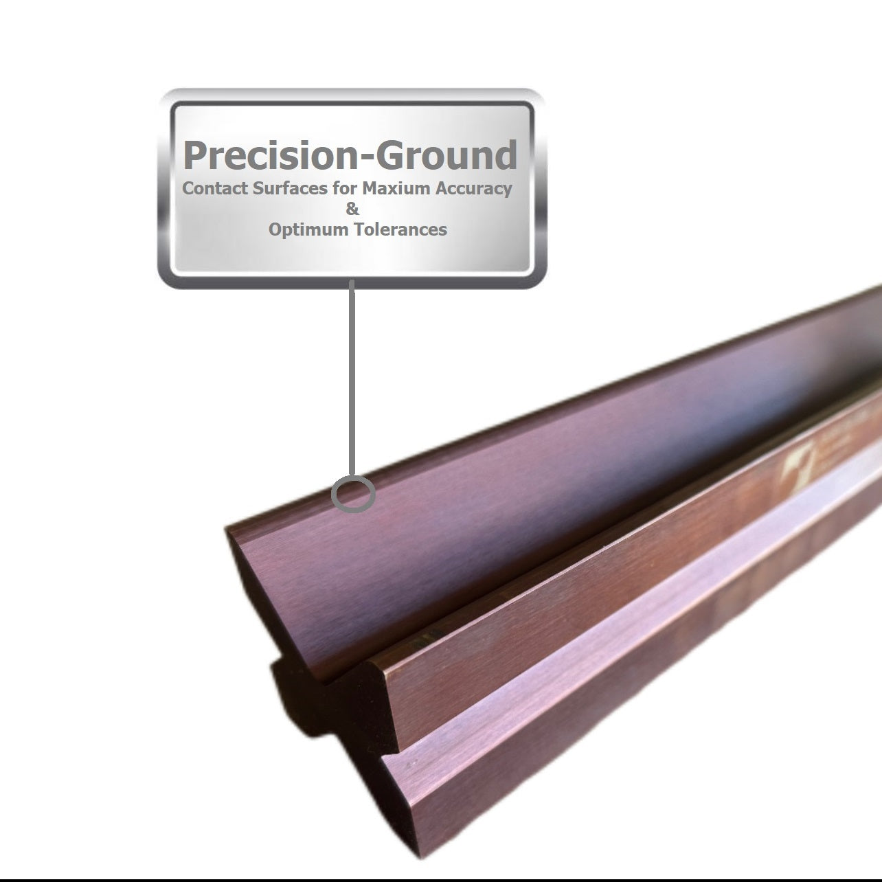 48" Long 2.36" sq. 4-Way Multi V Press Brake Die