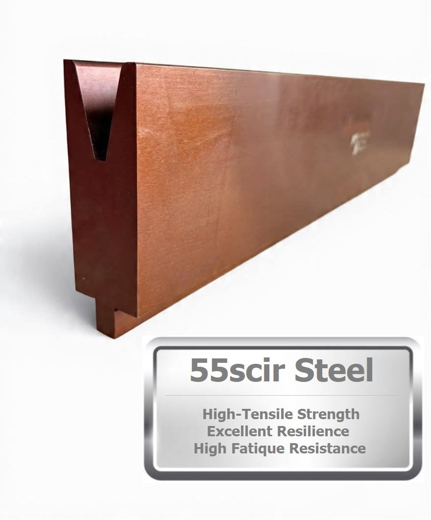 Single V Press Brake Die, 1" V Opening, 30°, 20.27" Length