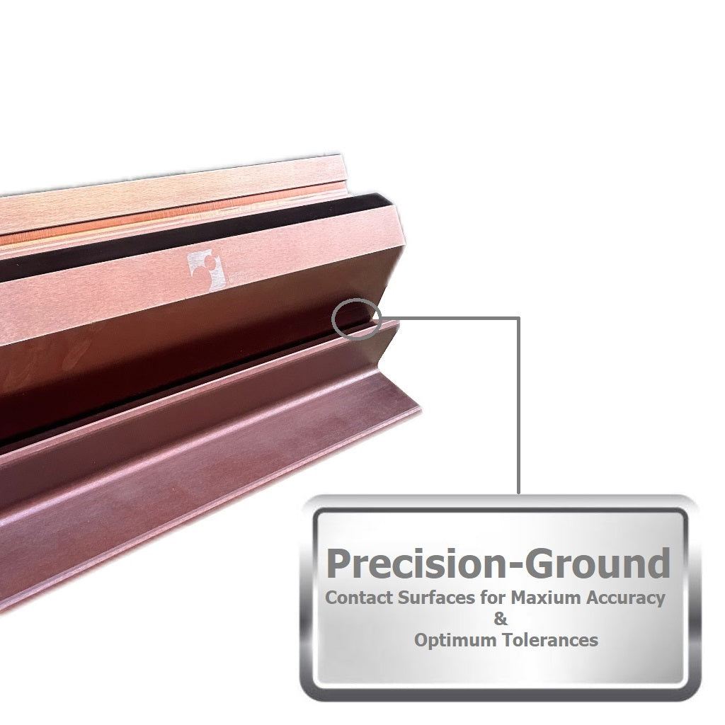 65.74” Segmented European Press Brake Punch (H: 3.53") and 4-Way Die (2.36"sq) Set