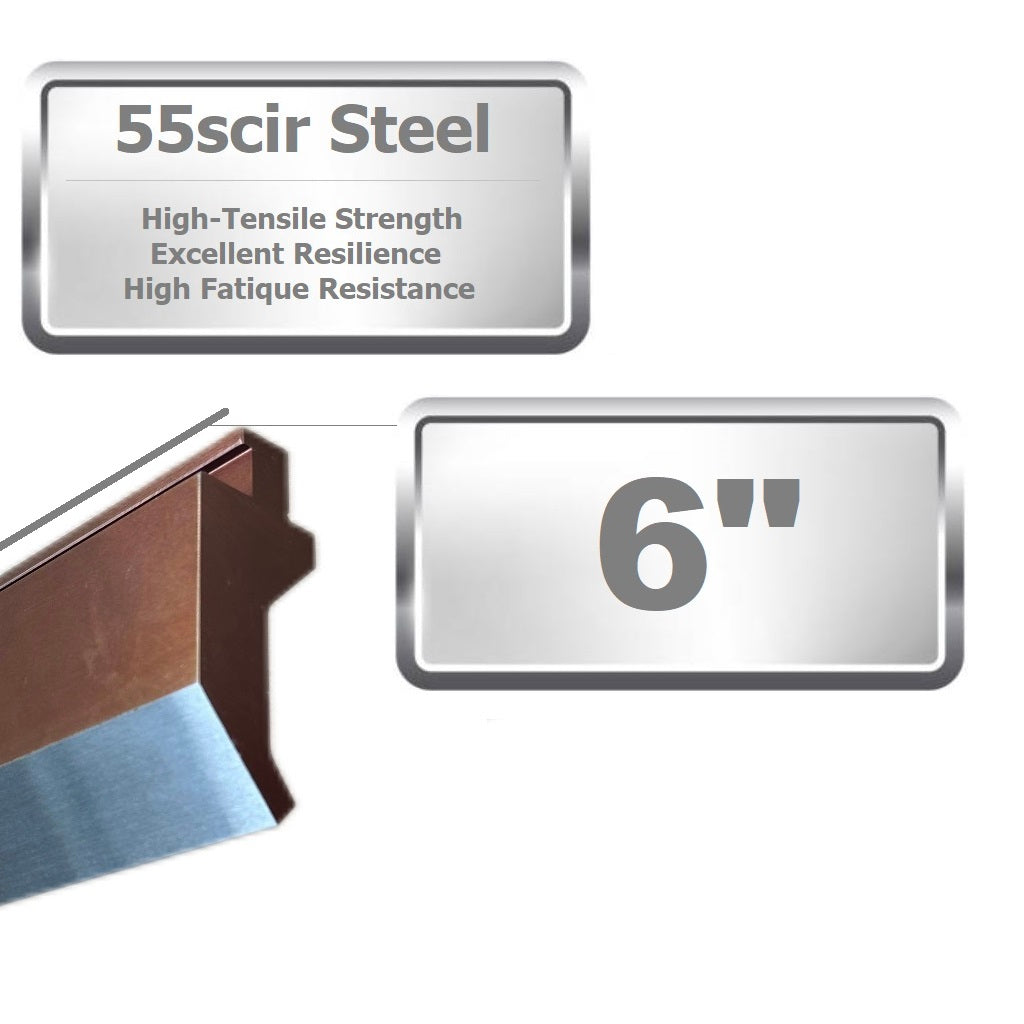 6” American Type with Safety Tang 85° Press Brake Punch Die Working Height: 3.03"