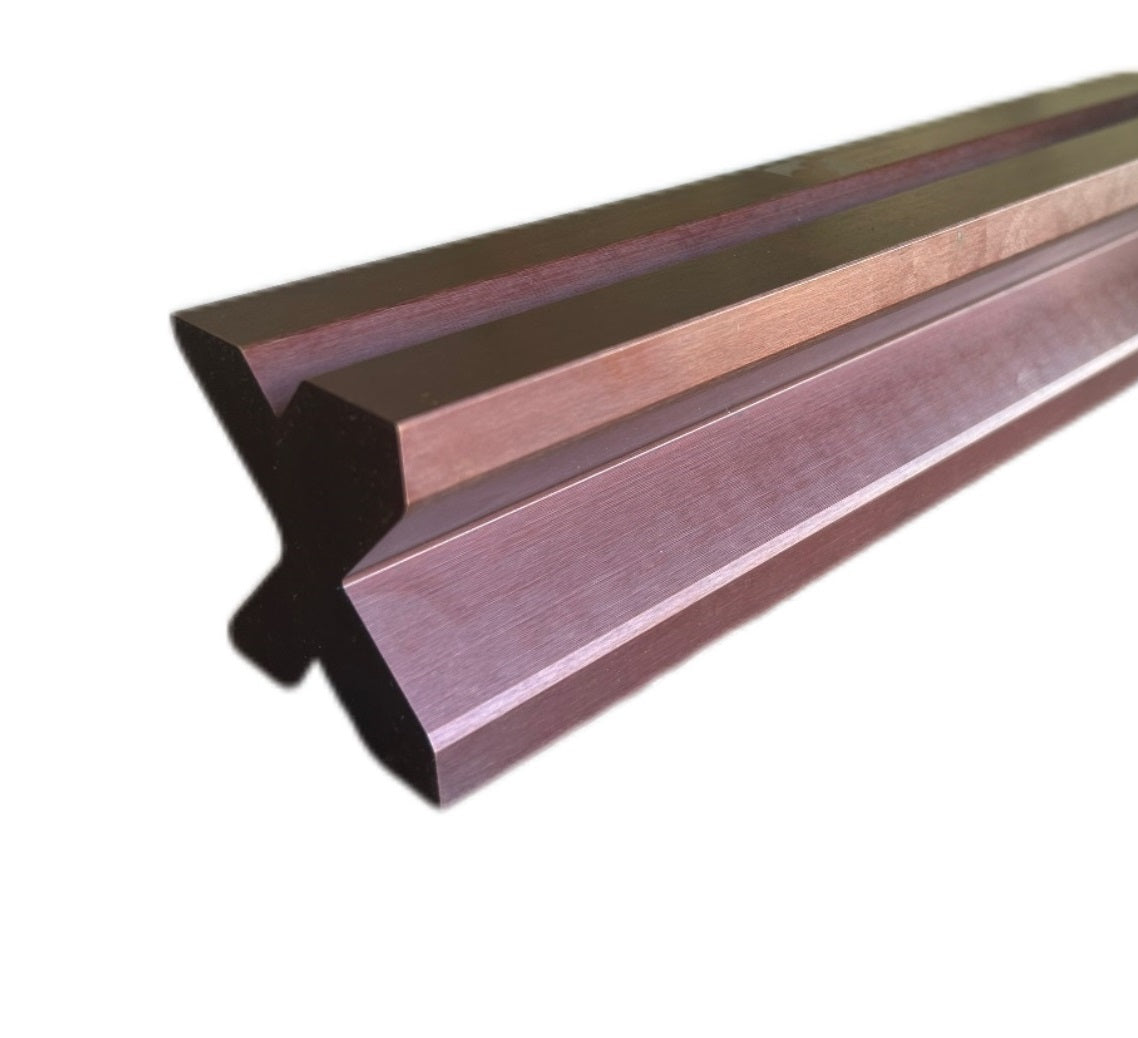 48" Long 2.36" sq. 4-Way Multi V Press Brake Die