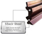 65.74” Segmented European Press Brake Punch (H: 3.53") and 4-Way Die (2.36"sq) Set