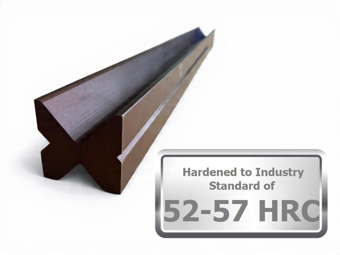 Press Brake 4-Way Die, 2.36" Square, V-Openings: 1.97", 1.38", 0.63" and 0.25"