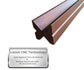 Press Brake 4-Way Die, 2.36" Square, V-Openings: 1.97", 1.38", 0.63" and 0.25"