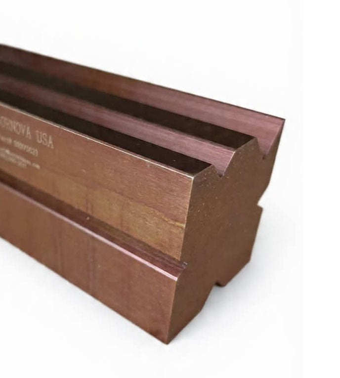 Bornova USA Segmented 96" Press Brake Die 2.36" sq., V: .25" .36" .50" .63" .87 - Segment Lengths: 48" + 12" + 12" + 12" + 12"
