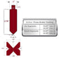 NEW 114.94” American Type Press Brake Punch (Height: 3.78") & 4-Way Die (2.36"sq)