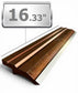 60° European Style Straight Die Punch, Working Height: 2.64”, Radius: 0.032”, Max: 20 US ton/ft