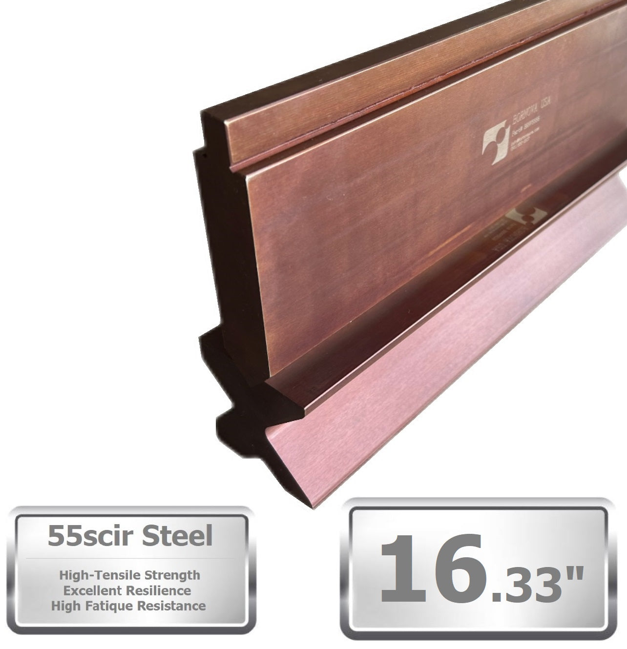 NEW 16.33” American Type Press Brake Punch (Height: 3.78") & 4-Way Die (2.36"sq)