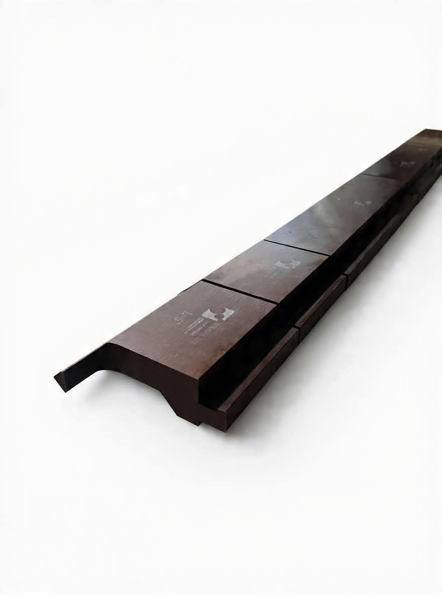 40” Sectionalized American Type 85° Press Brake Punch Die with Working Height: 3.78"