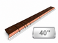 40” Sectionalized American Type 85° Press Brake Punch Die with Working Height: 3.78"