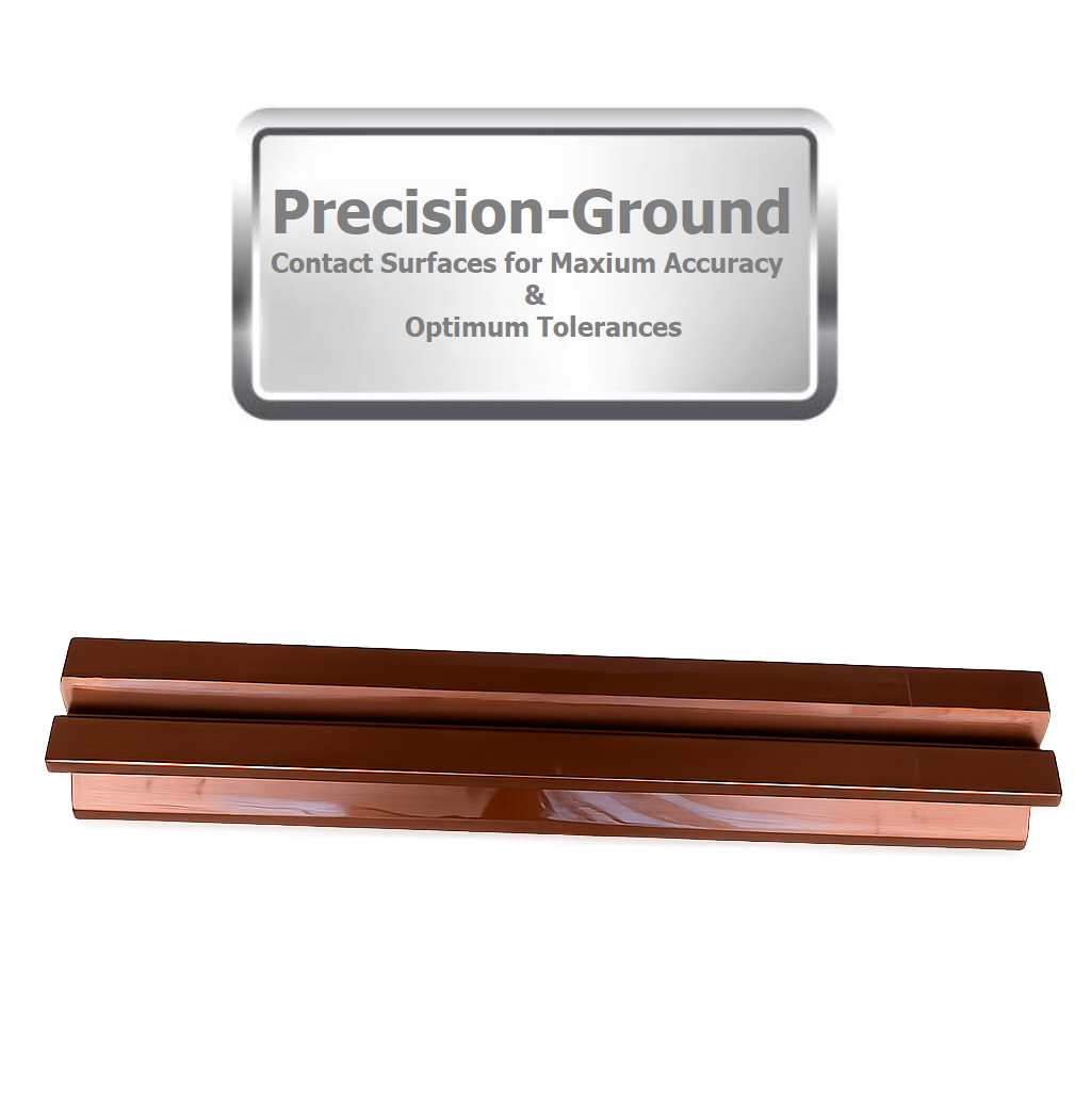 Press Brake Die Tooling 60°, 2.36" sq. - V: .4" .63" .87" 1.38"