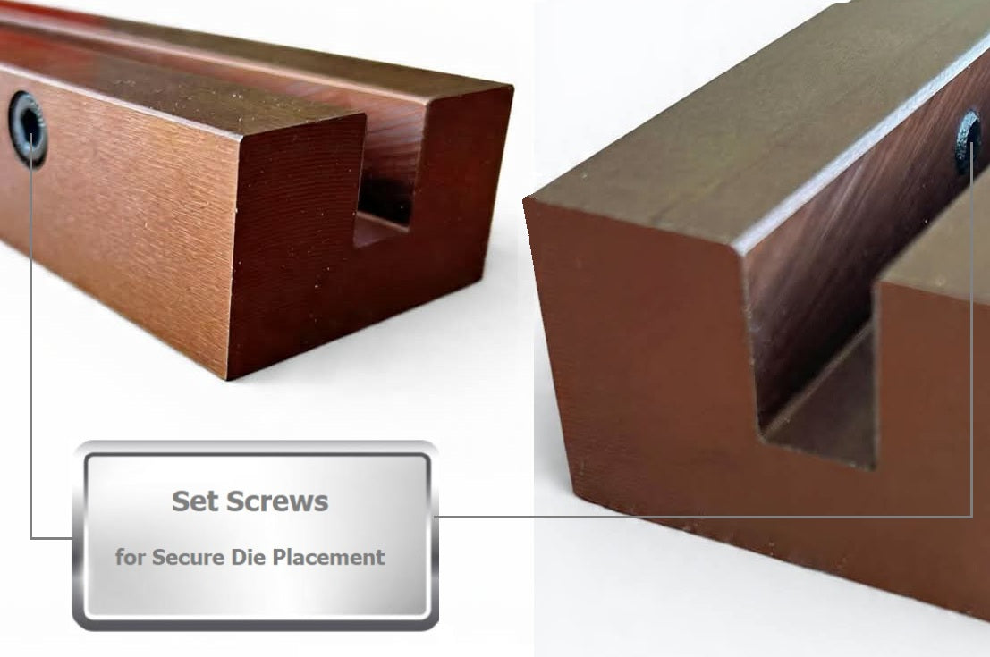 European-to-American Press Brake Die Adapter Holder
