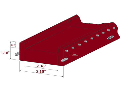 European Type Press Brake Die Holder