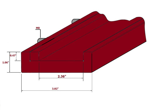 European Type Adjustable Width Press Brake Die Holder Type 2