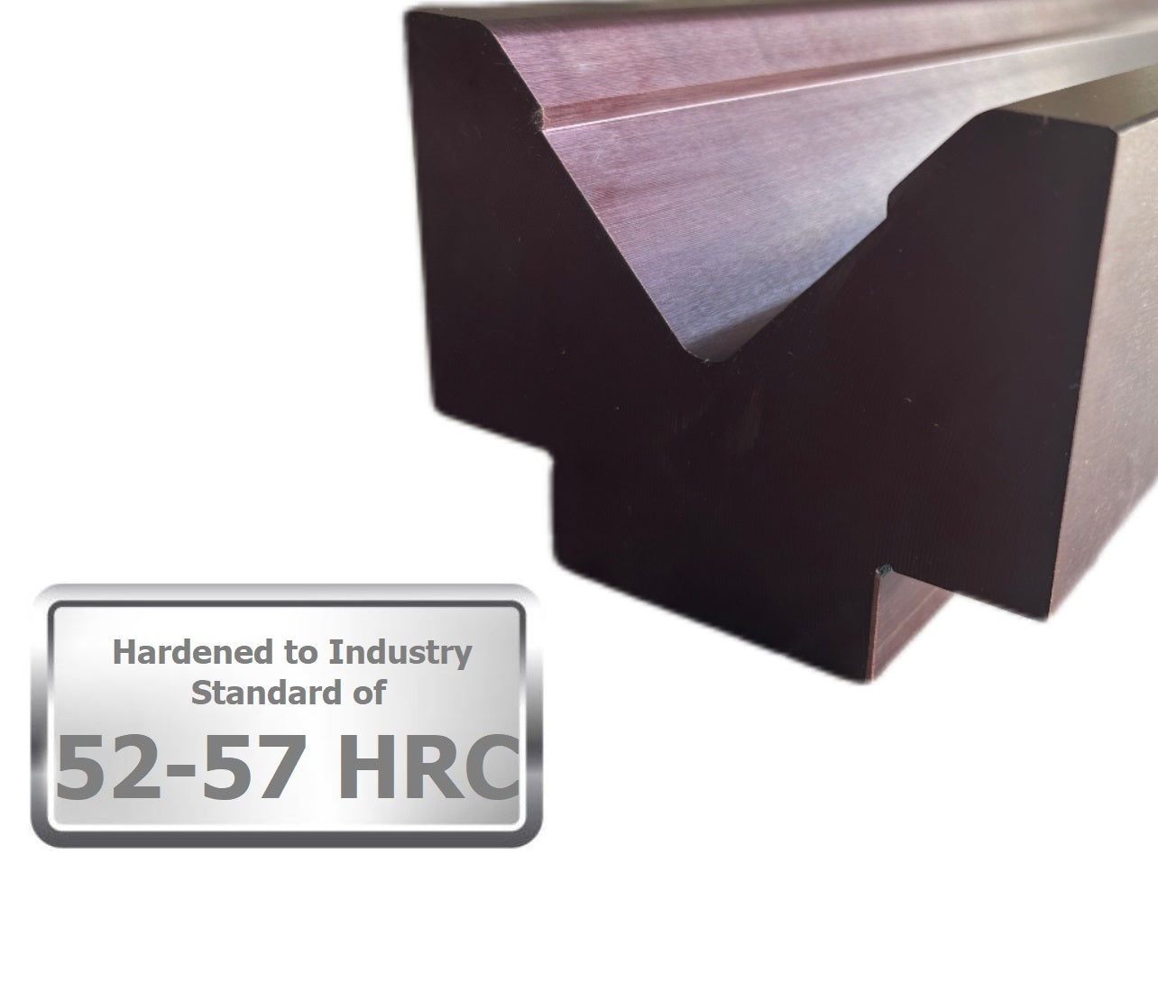 Single V Press Brake Die, 3" V Opening, 85°, 16.33" Length